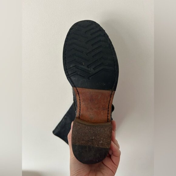 Frye Veronica Slouch Boot, Black, Size 7.5 - Picture 9 of 12